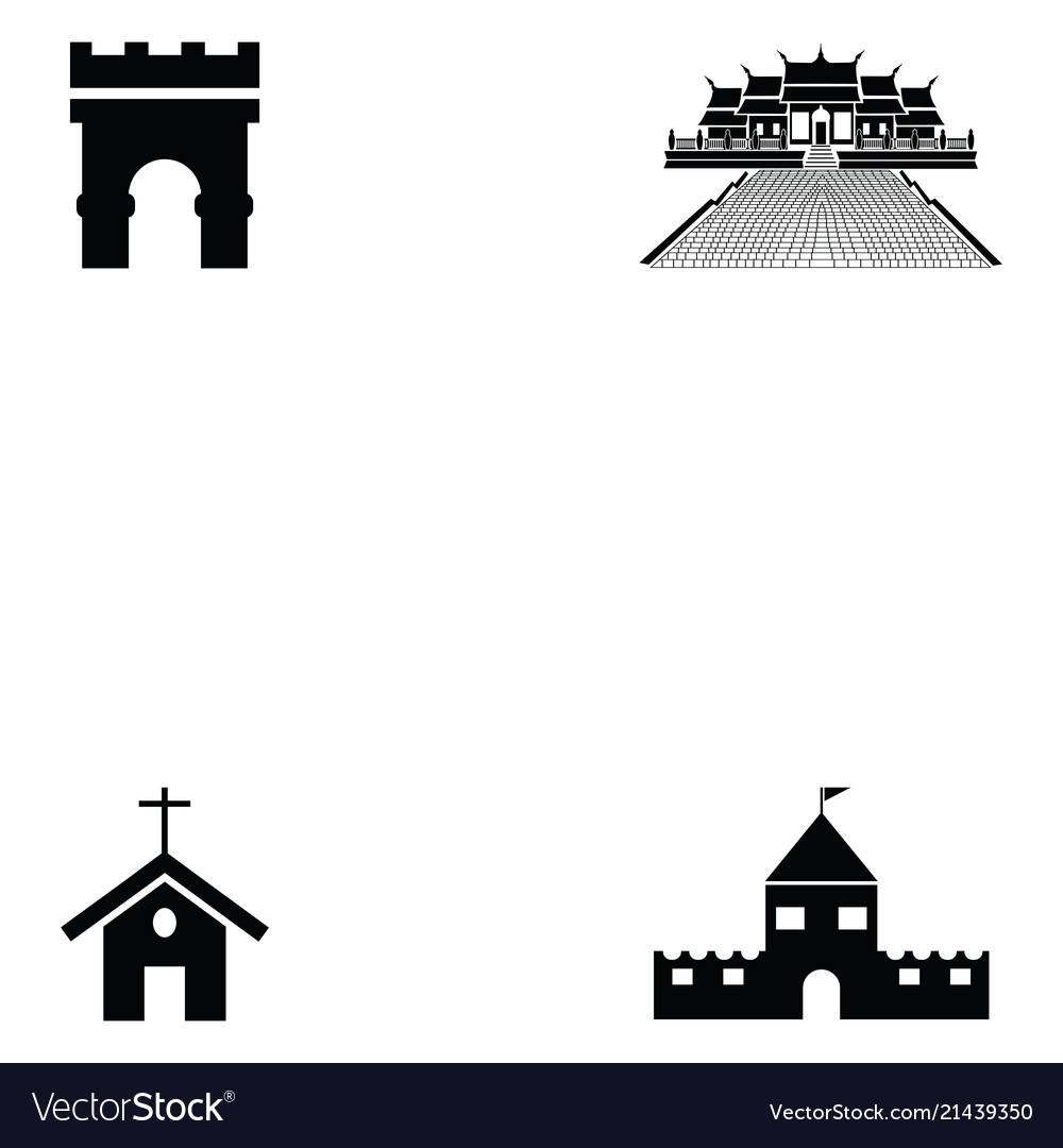 Building icon set