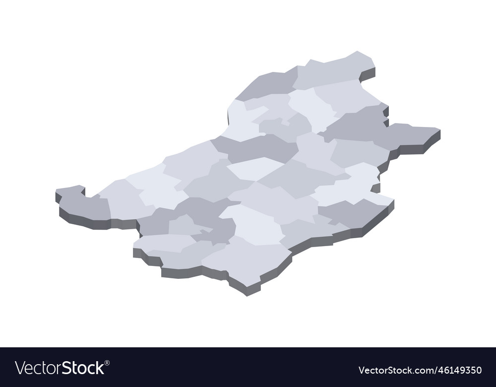 Bulgaria political map of administrative divisions