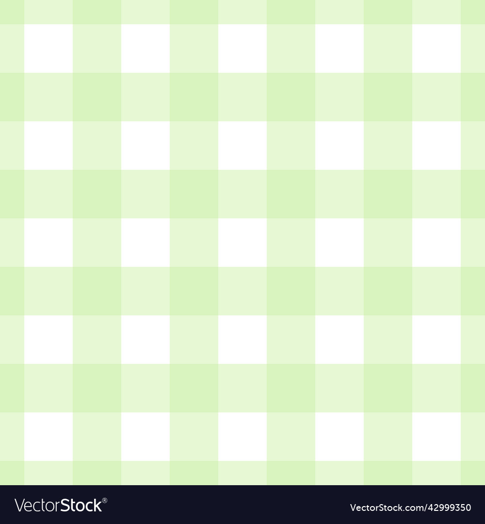 Checked seamless pattern with green squares vector image Checked seamless pattern with green squares