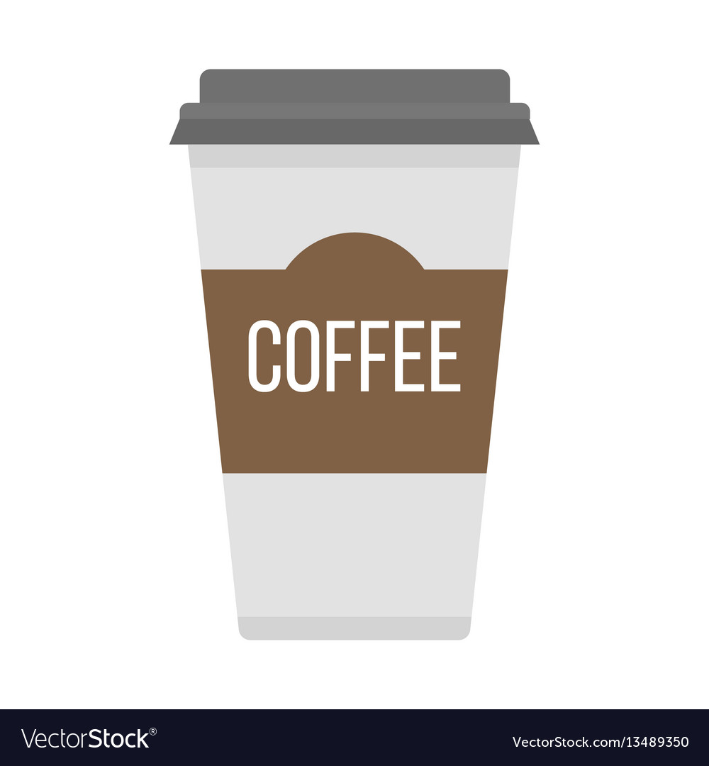 Coffe cup take away Royalty Free Vector Image - VectorStock