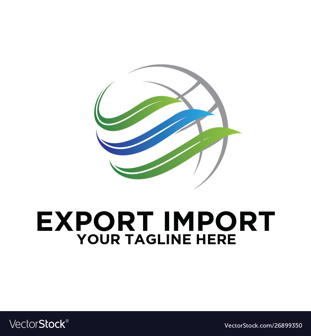 Download Export import Royalty Free Vector Image - VectorStock