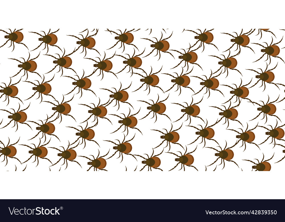 Mite bug seamless pattern insect control Vector Image Mite bug seamless pattern insect control