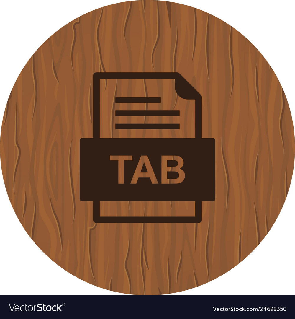 Tab file document icon