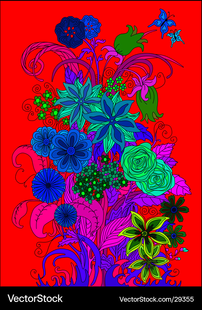 Bouquet Royalty Free Vector Image - VectorStock