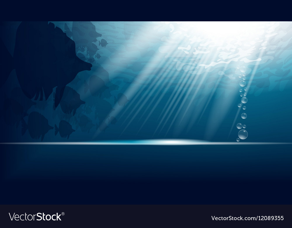 Digital abstract empty blue background
