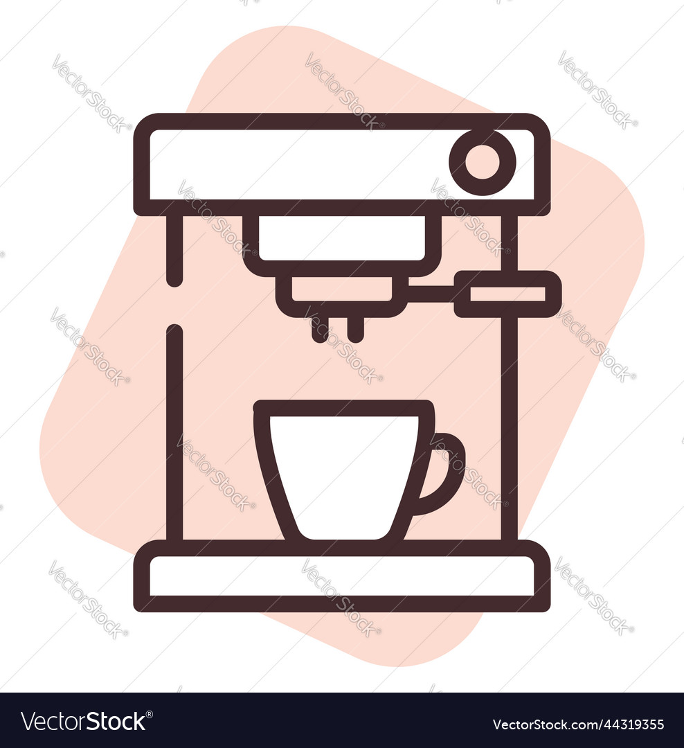 Office coffee on white background