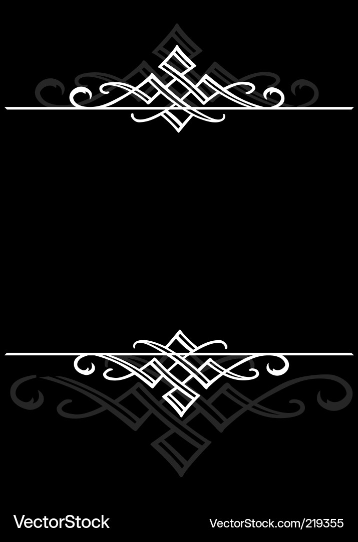 Ornament frame Royalty Free Vector Image - VectorStock