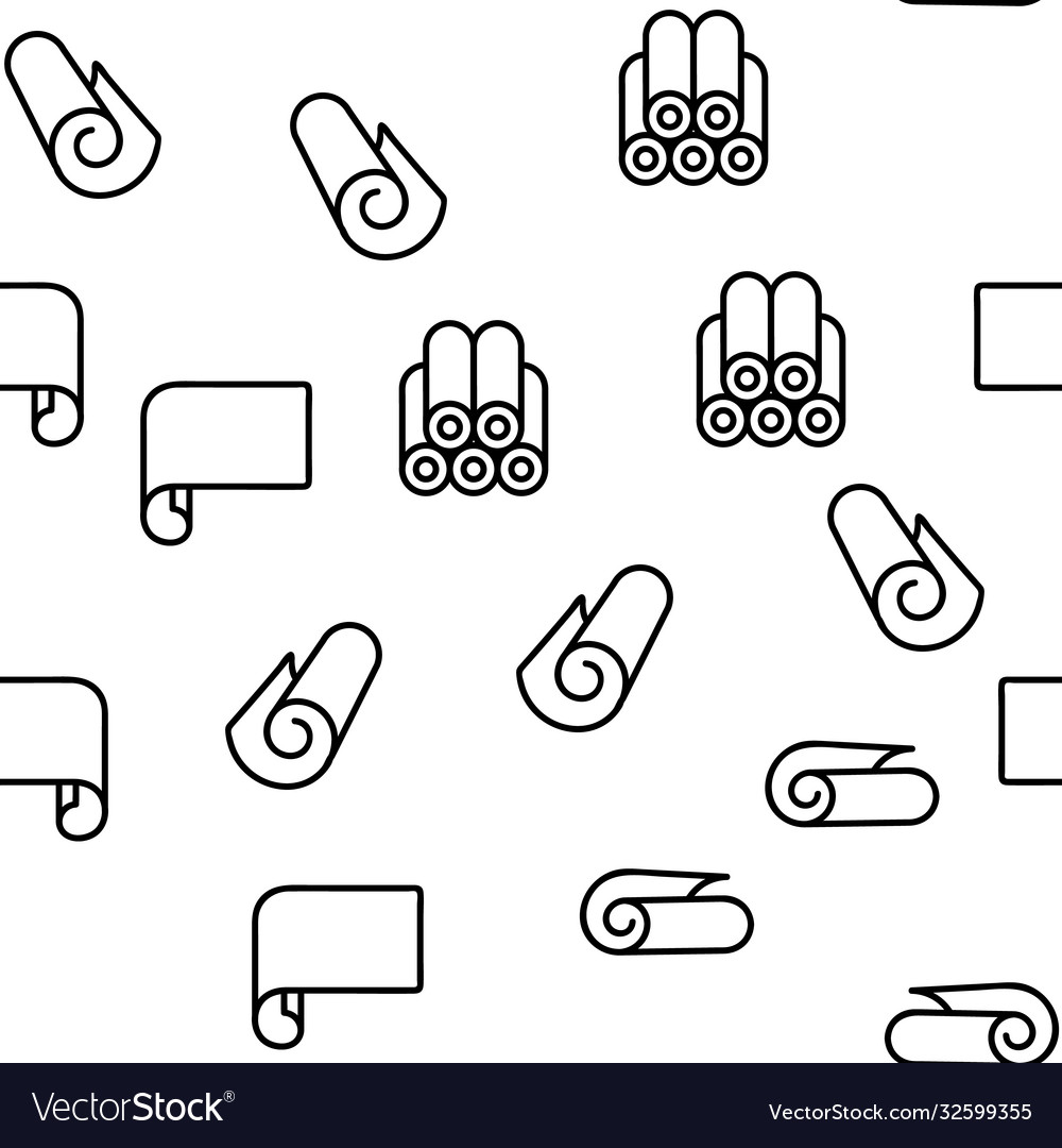 Roll and reel material seamless pattern Vector Image Roll and reel material seamless pattern
