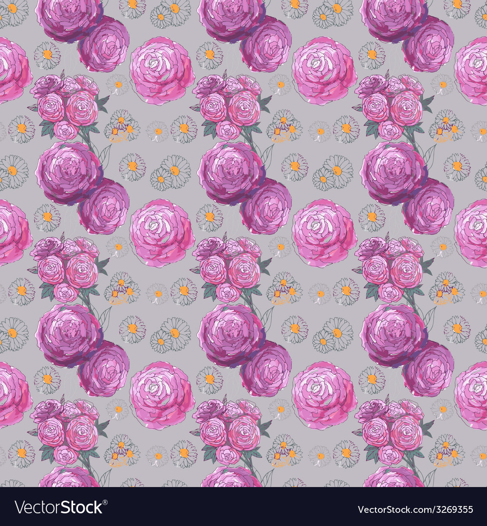 Seamless floral background