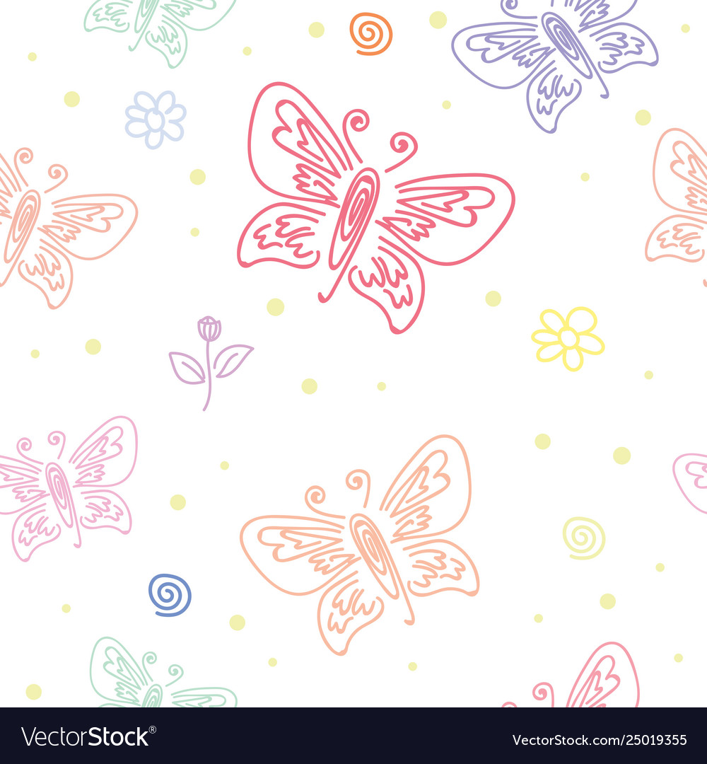Seamless pattern with motifs various vector image Seamless pattern with motifs various