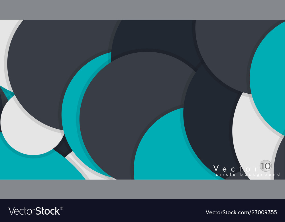 Simple and colorful circles background design