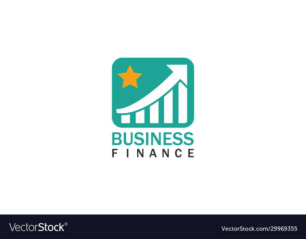 Trade star business finance logo vector image Trade star business finance logo