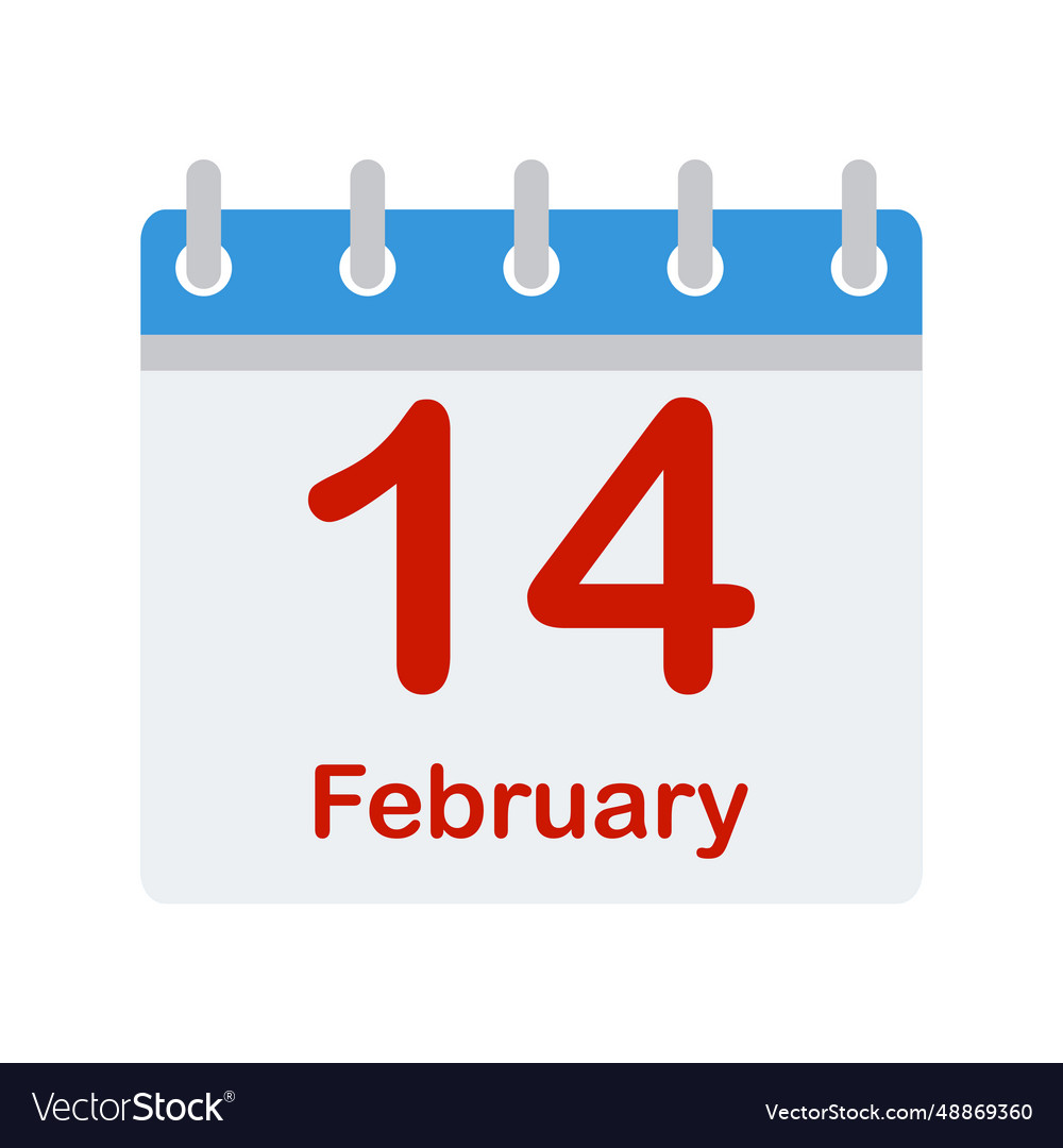 A calendar with date 14