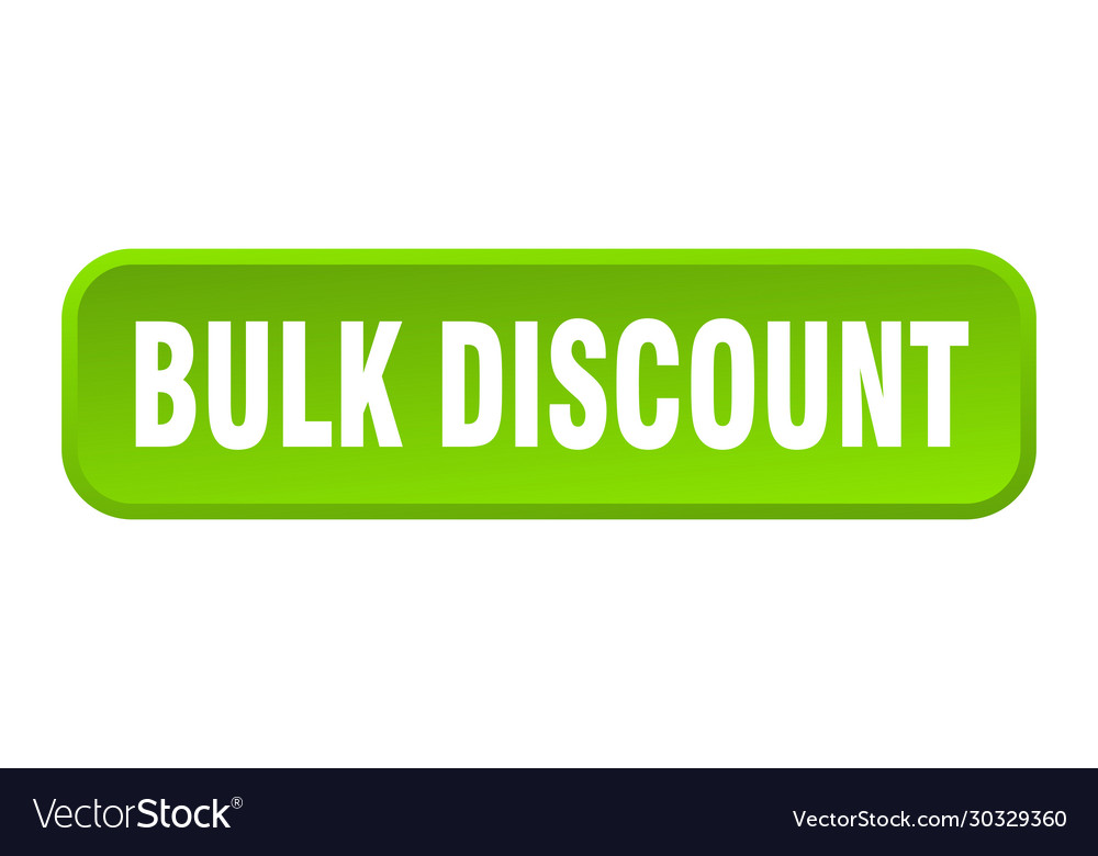 Bulk discount button square 3d push