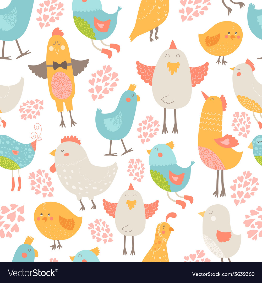 Cute birds collection