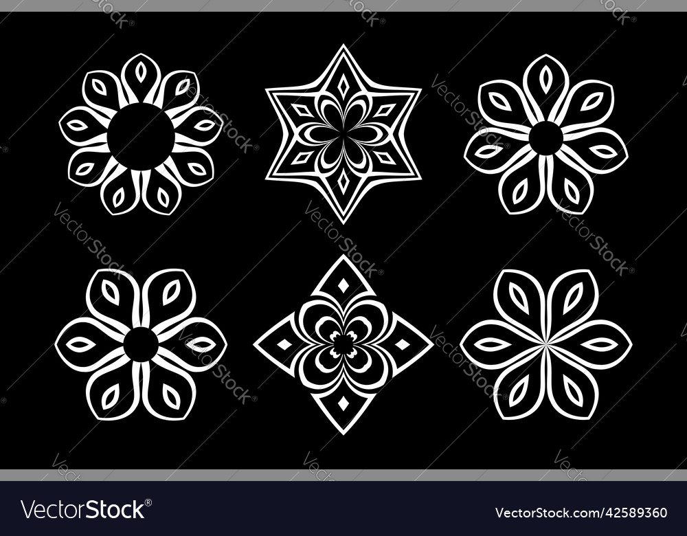 Design elements vector image Design elements
