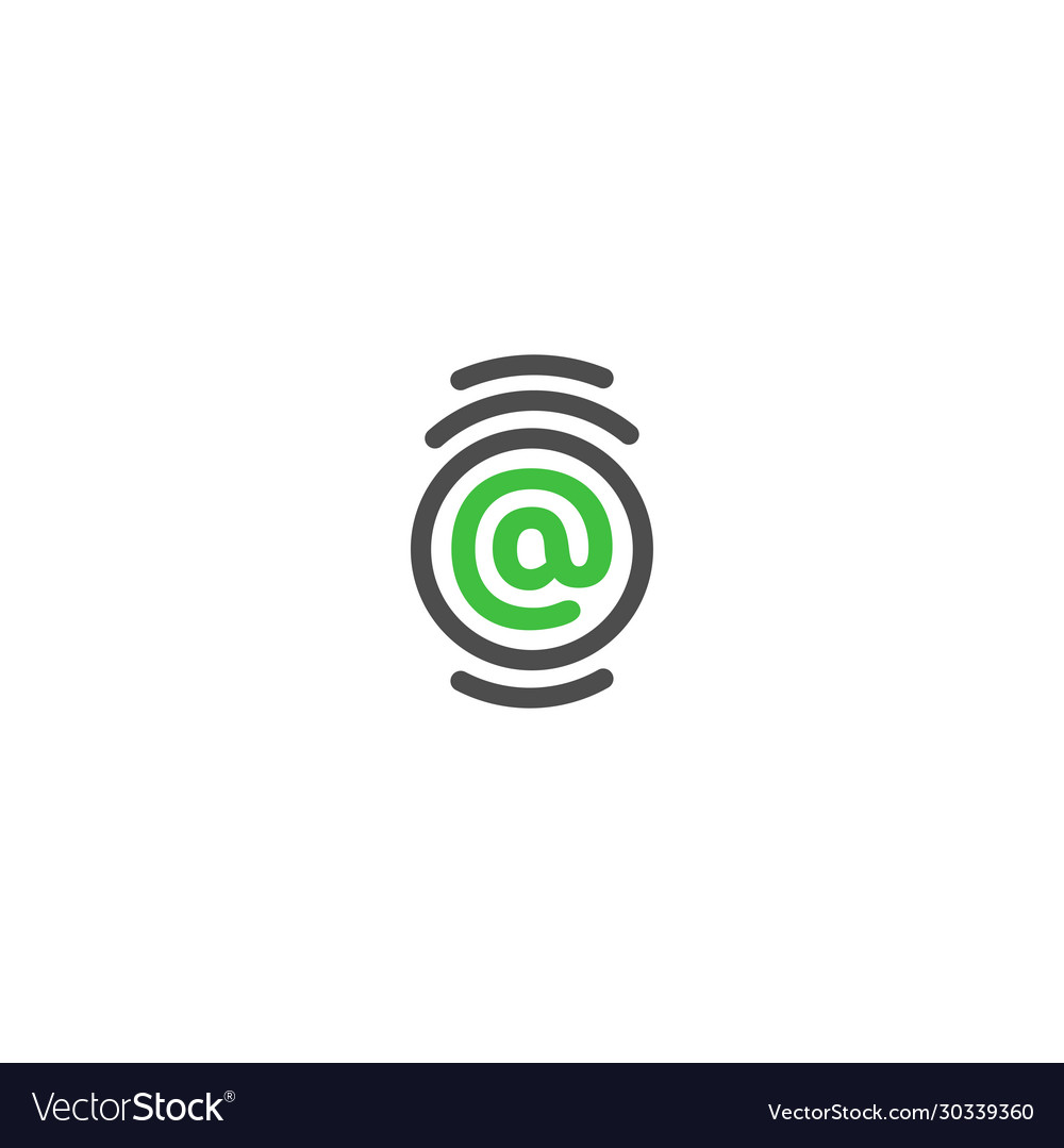 Identification person thumbprint Royalty Free Vector Image