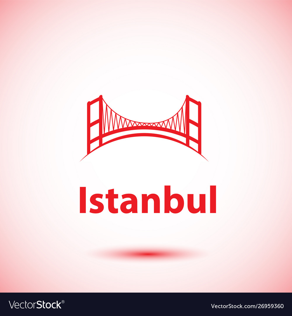 Istanbul turkey detailed silhouette