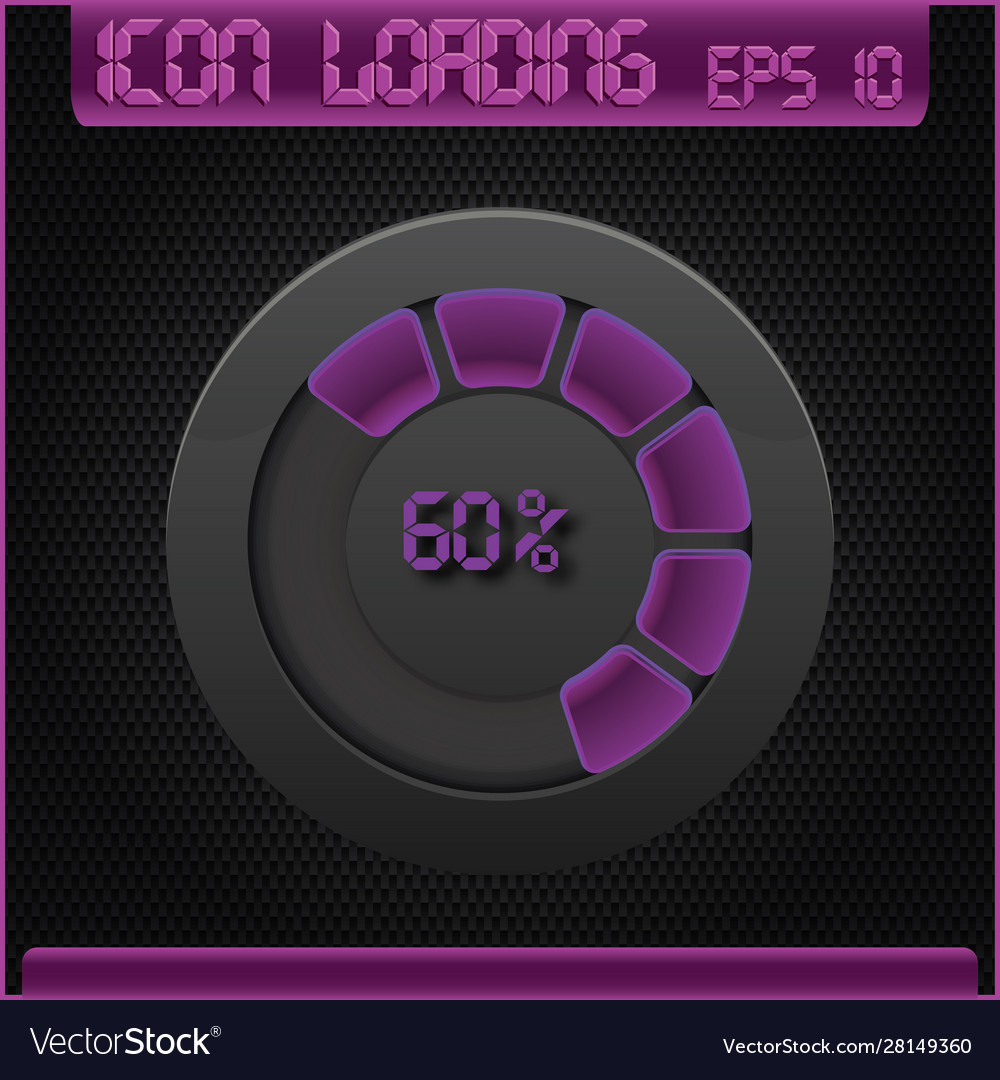 Progress loading icons Vector Image Progress loading icons