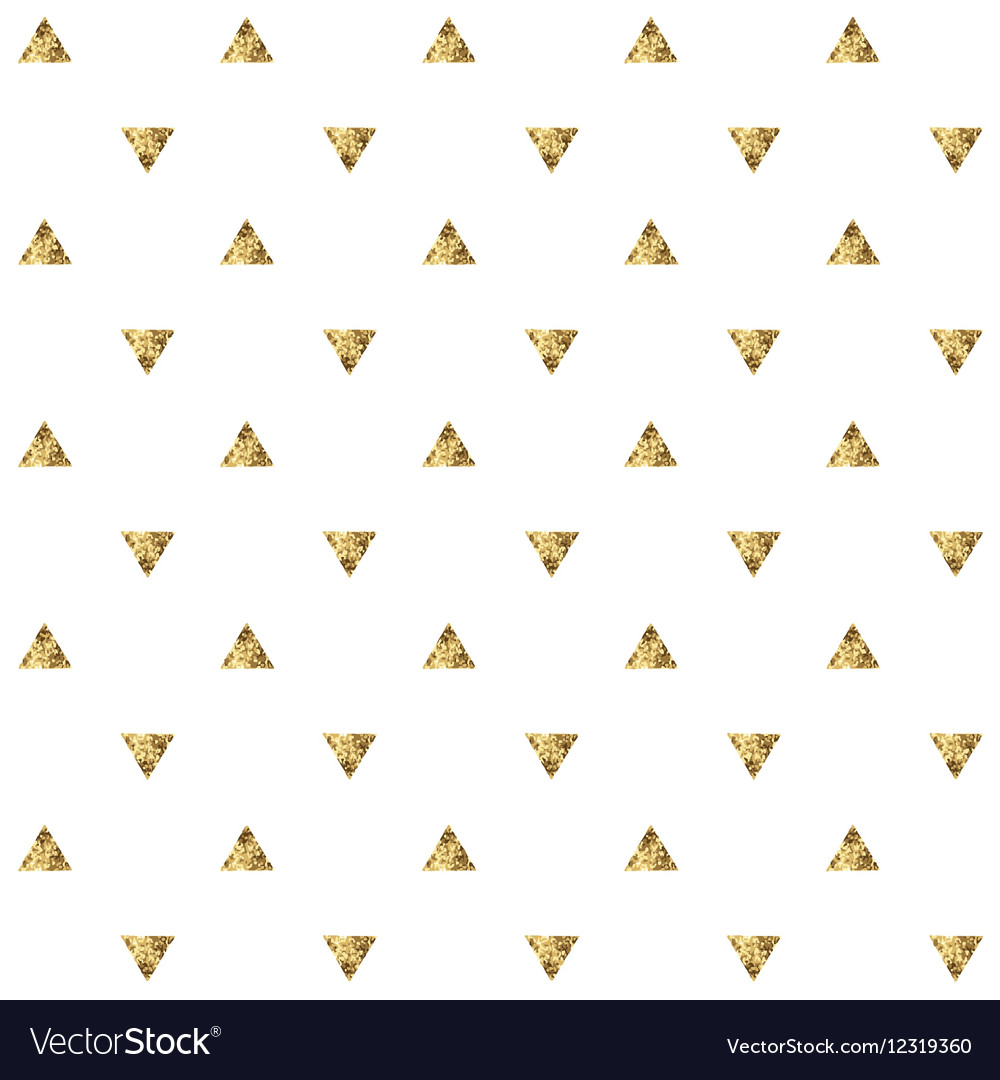 Seamless pattern with golden triangles