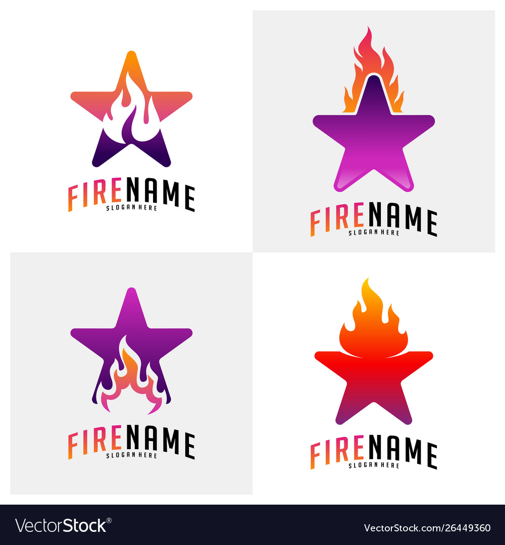 Feuer Sterne Logo Design Inspiration