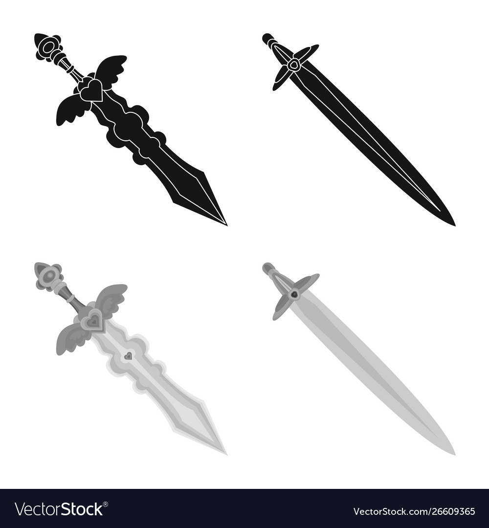 Isolated object game and armor icon set