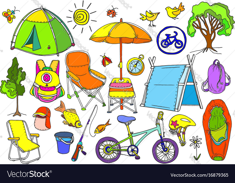 Set picnic color