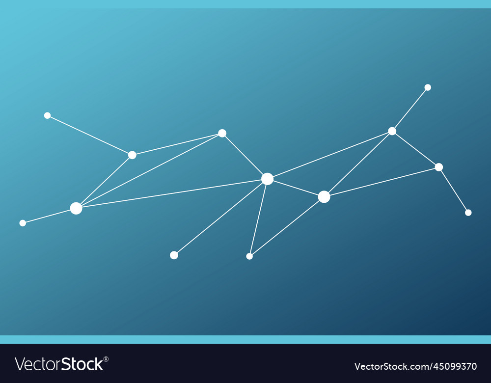Abstract background triangle network pattern