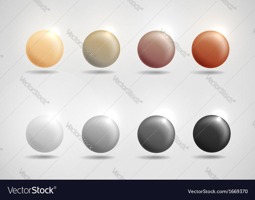 Modern Round Buttons