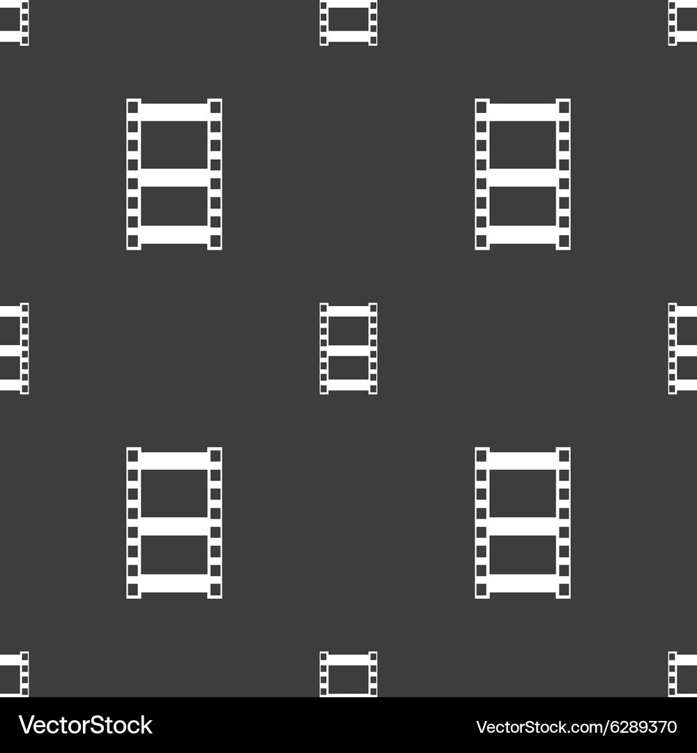Video sign icon frame symbol seamless pattern Vector Image