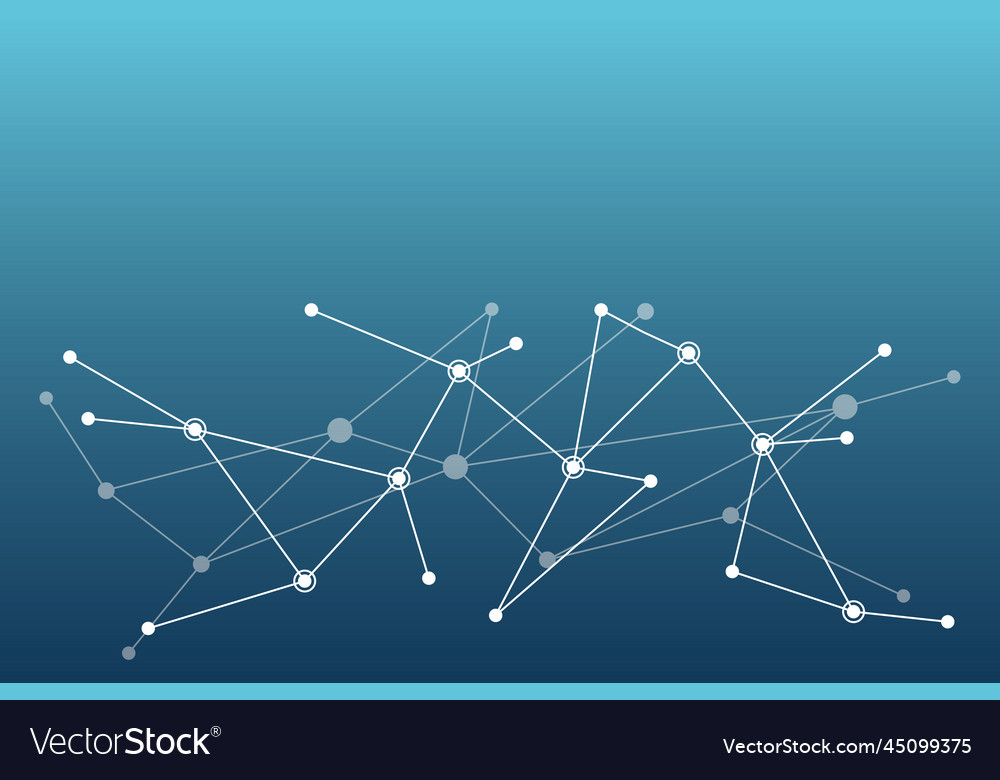 Abstract geometric background triangle network