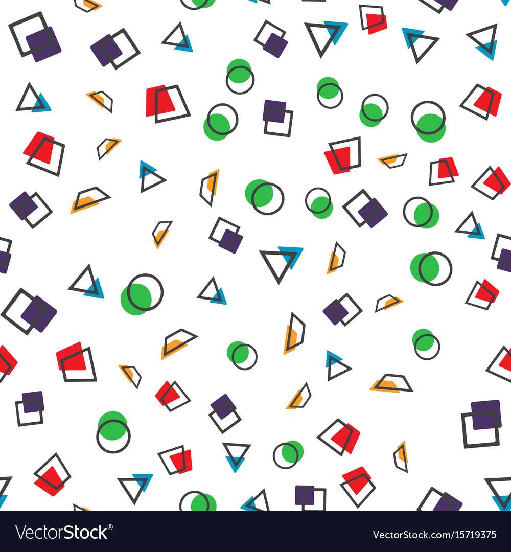 Colorful abstract seamless pattern simple style