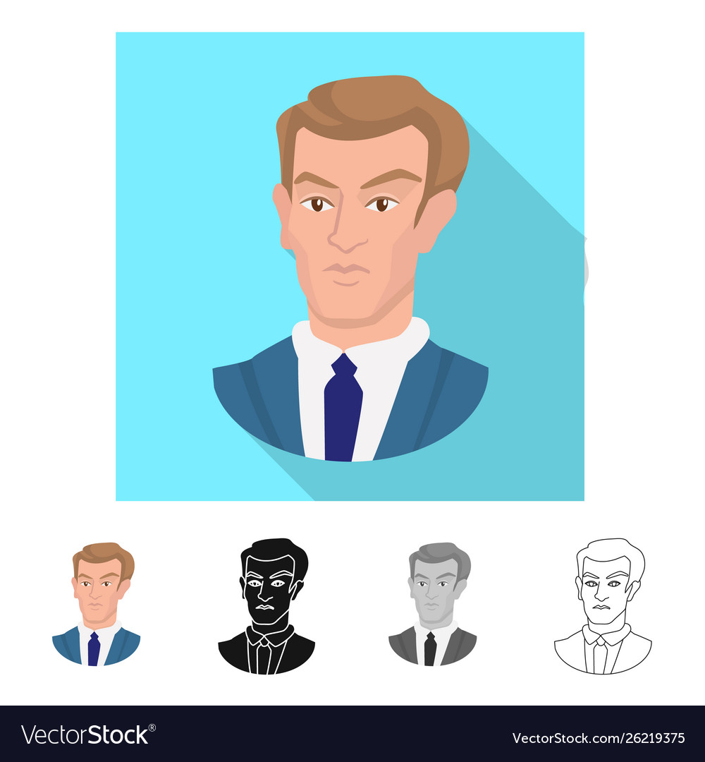 Design man and businessman sign Royalty Free Vector Image