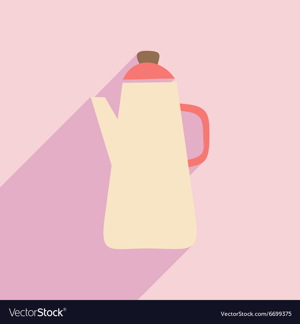 Flat with shadow icon and mobile application