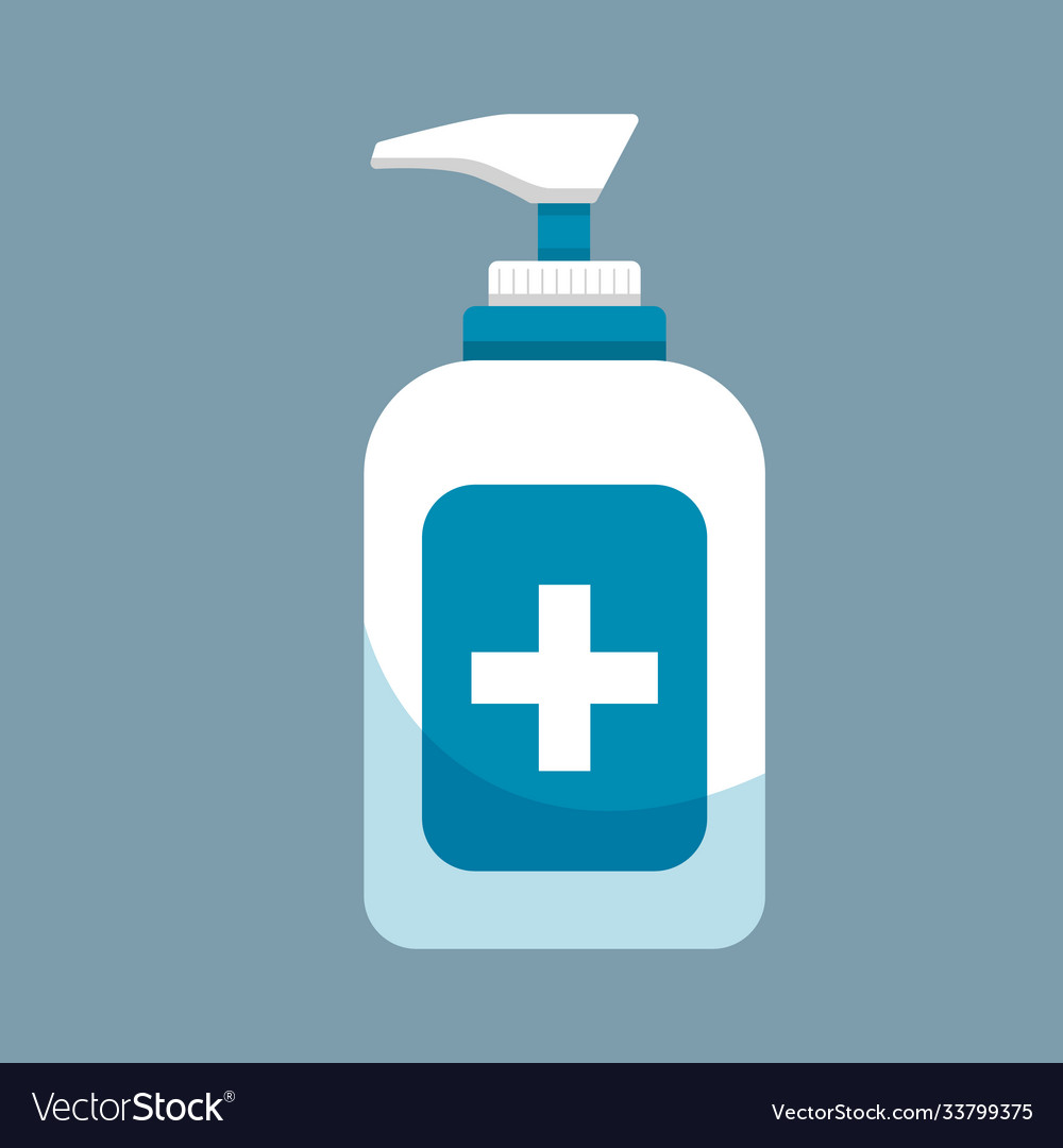 Hand sanitizer design object medical objects