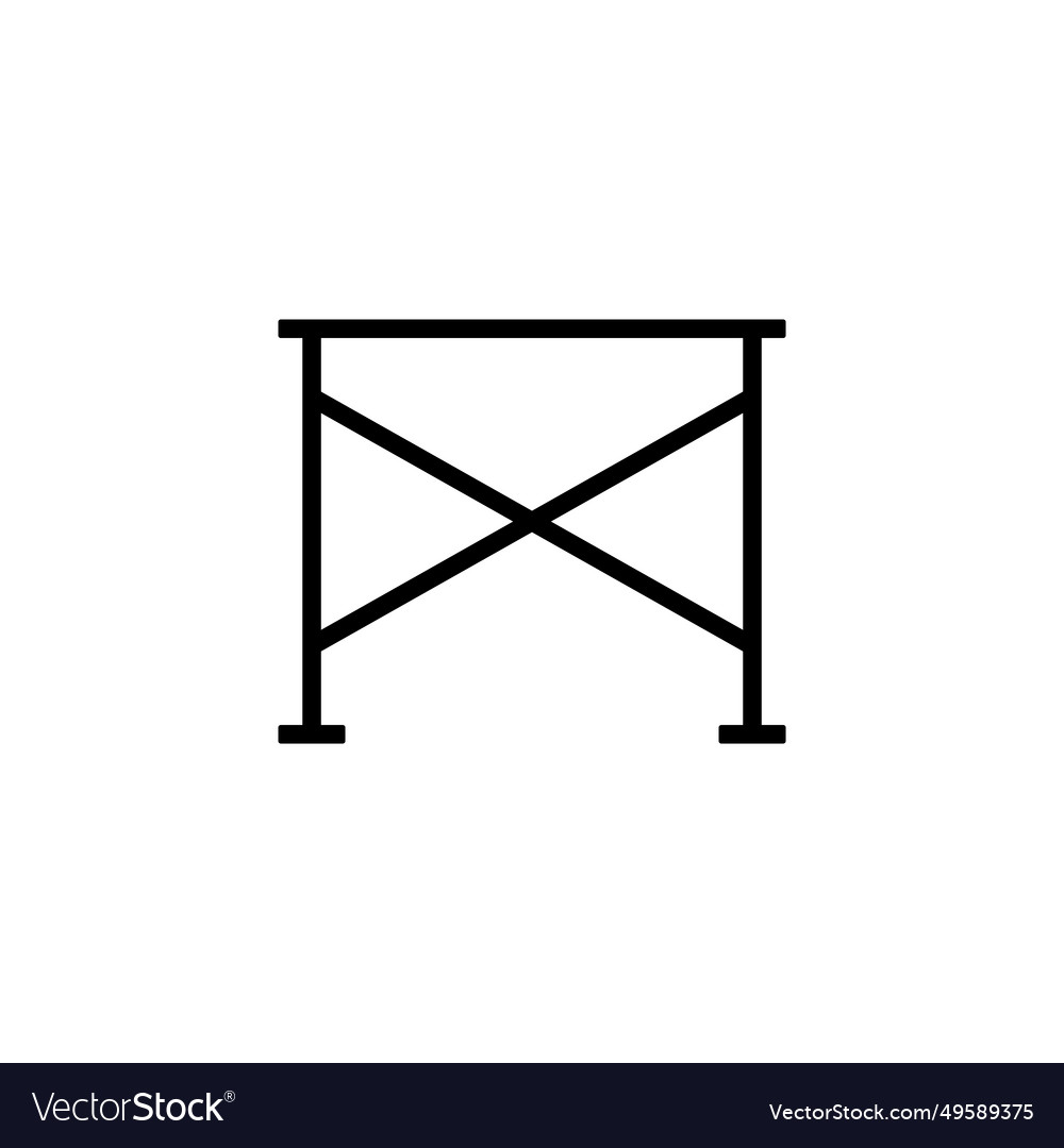 Scaffolding icon vector image Scaffolding icon
