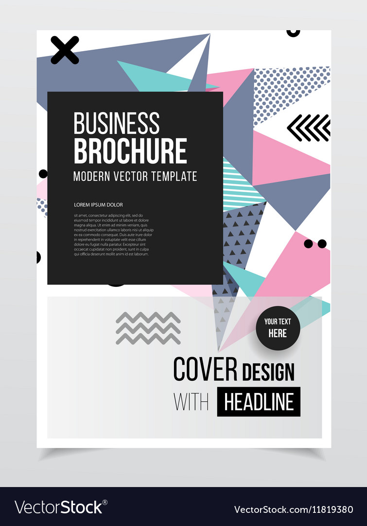 Annual report brochure with text a4 size c