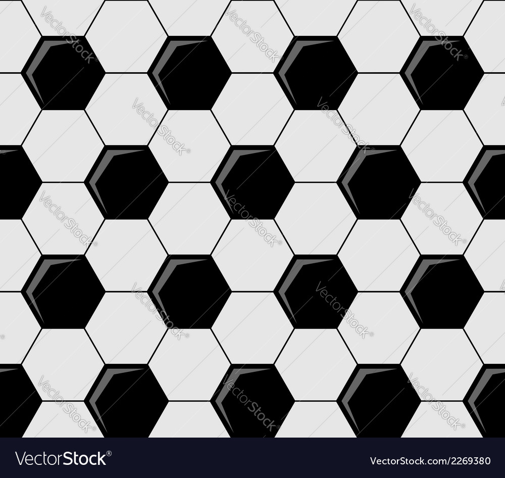 Background Pattern Soccer Ball Pentagons Vector Image - vrogue.co