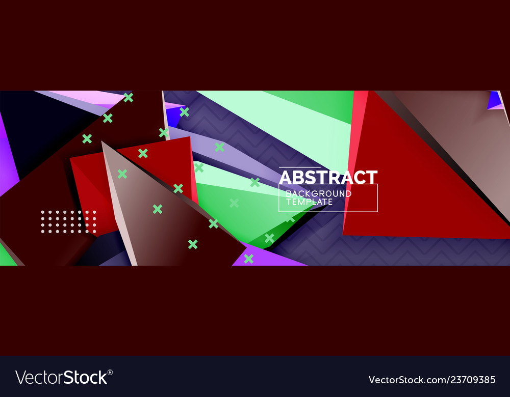 3d triangular minimal abstract background vector image 3d triangular minimal abstract background