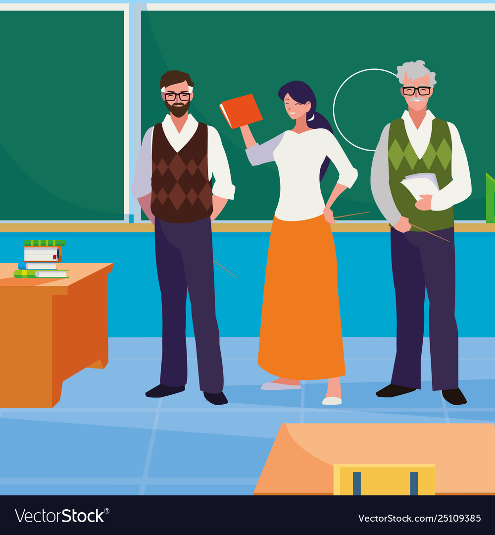 Group of Teachers in Classroom