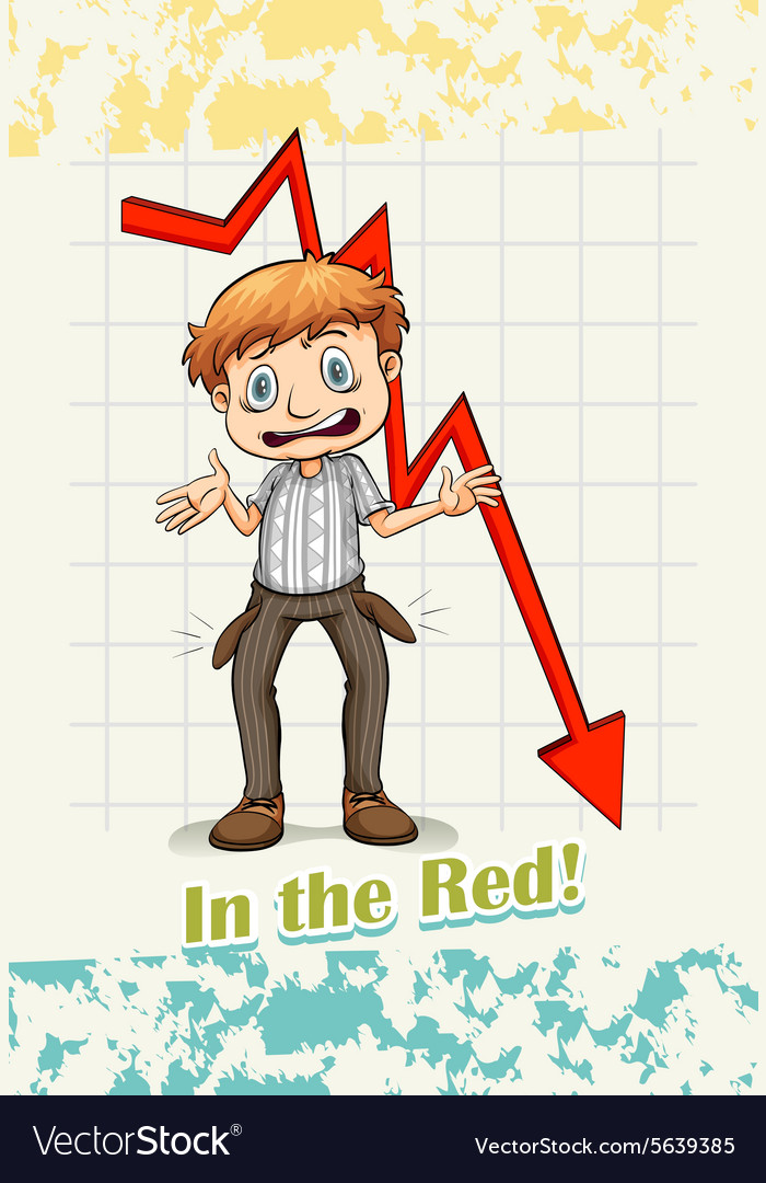 Idiom in the red