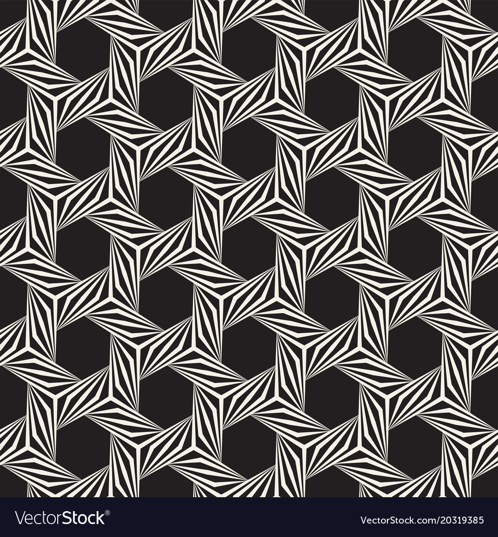 Modern Abstract Hexagonal Pattern