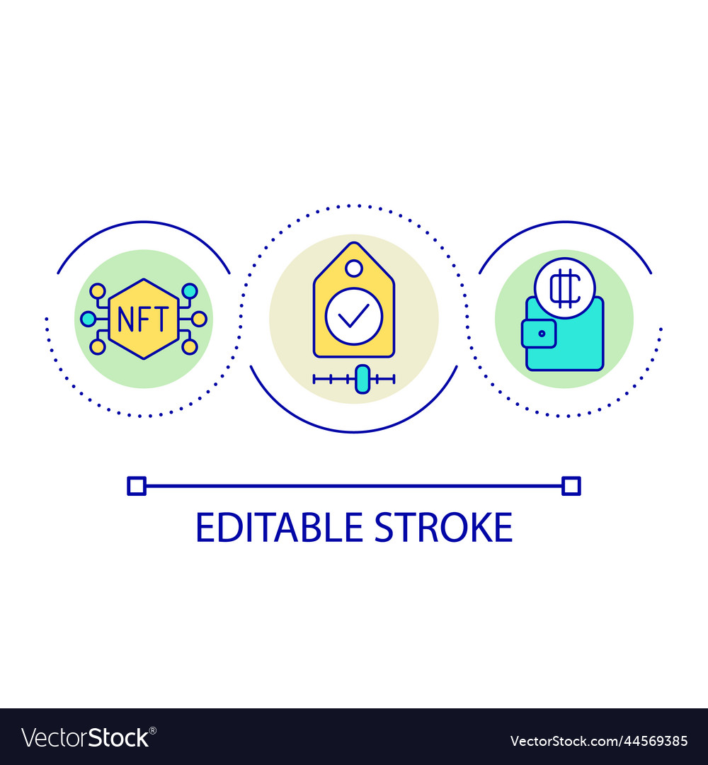 NFT Sales Loop Icon