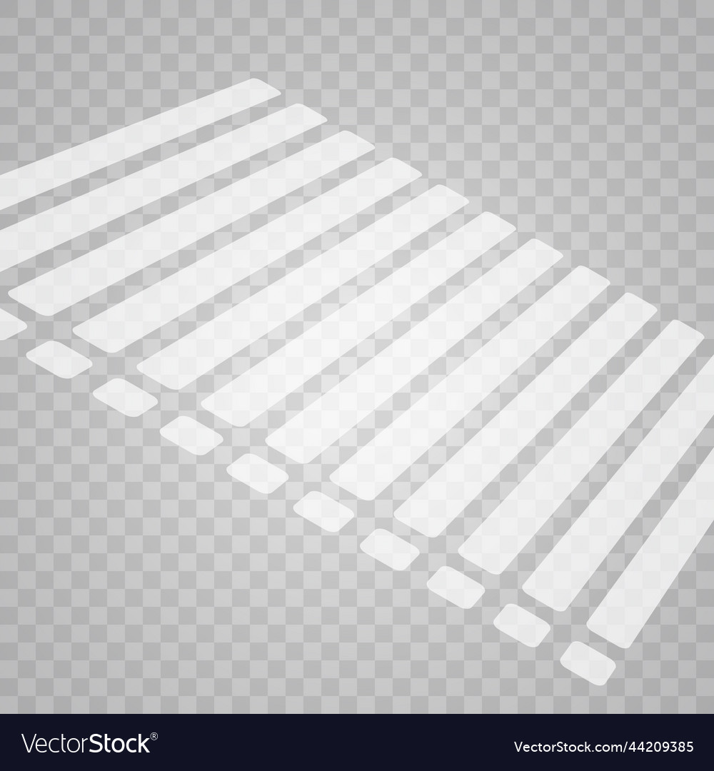 Overlay shadow effect transparent window vector image Overlay shadow effect transparent window