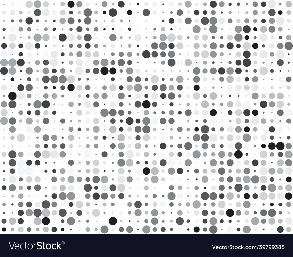 Seamless pattern with gray circles