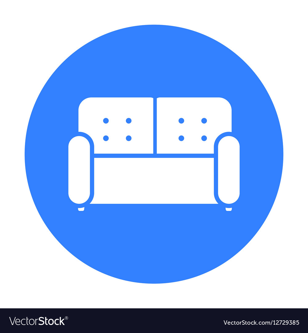 Sofa icon of for web
