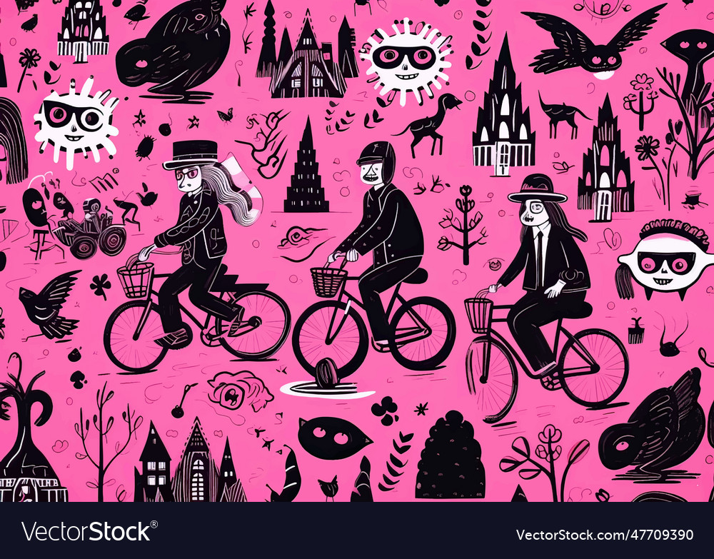 Bike ride pattern