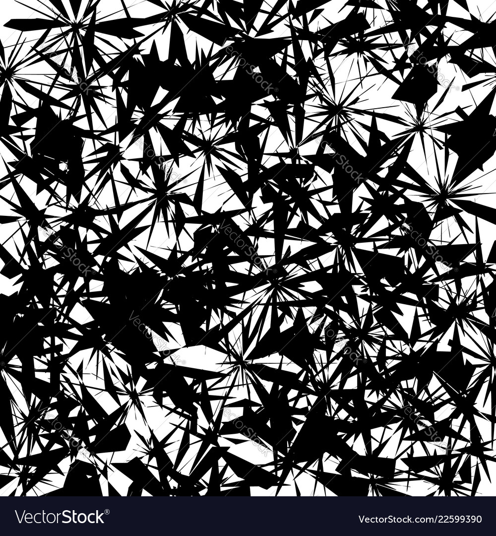 Chaotic rough texture random pattern vector image Chaotic rough texture random pattern