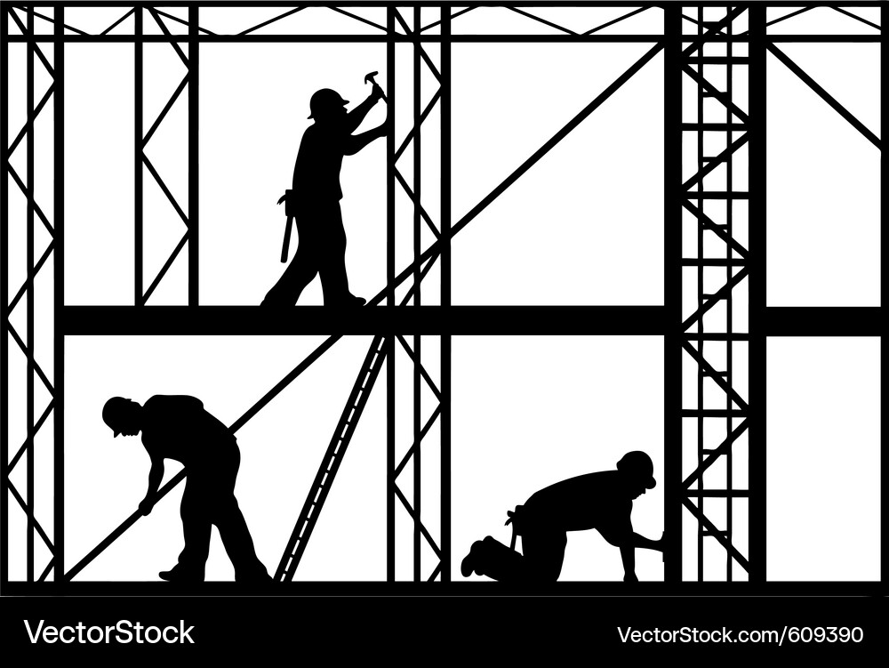 Construction workers Royalty Free Vector Image