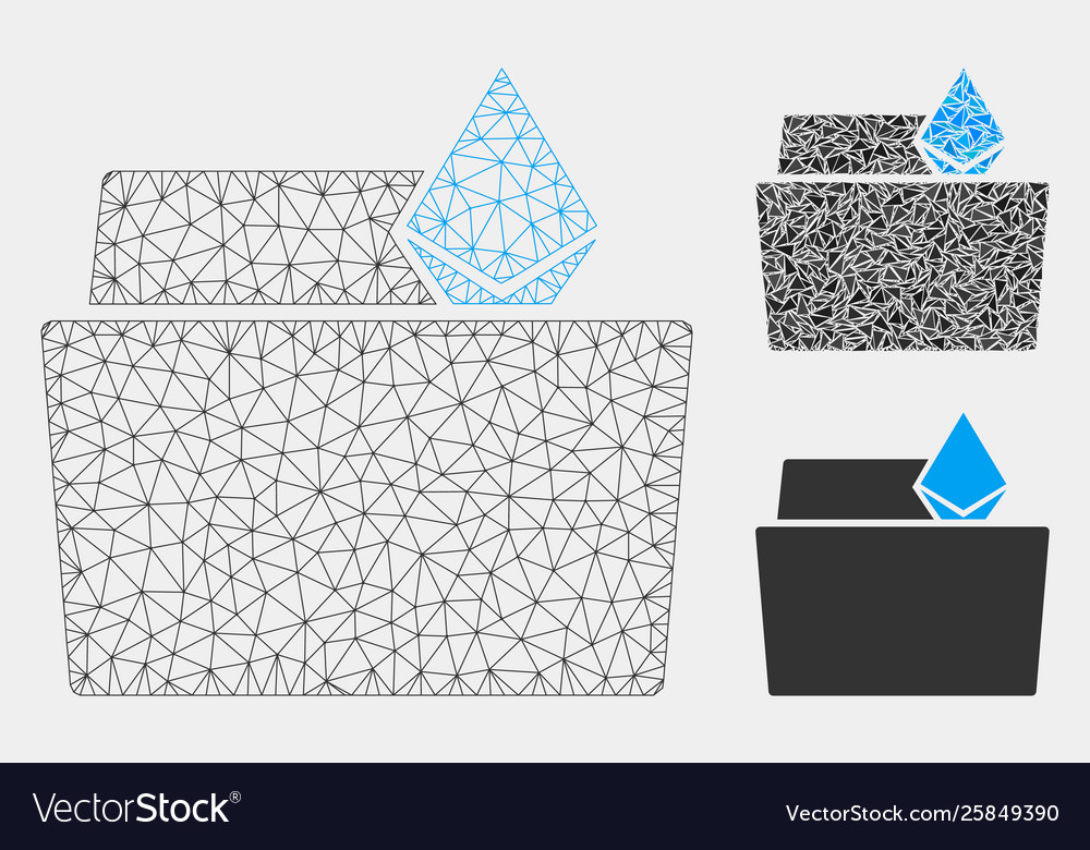 Ethereum crystal folder mesh network model